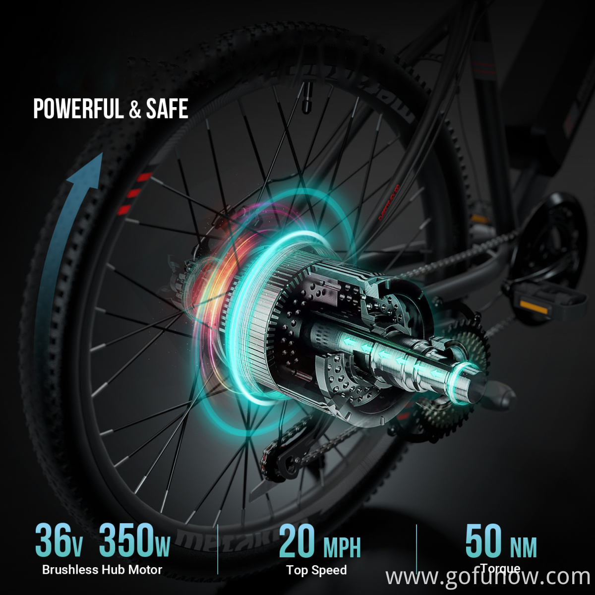2022 Long range central motor 36V 350W electric mountain bike trek wholesale full suspension Electric Bike